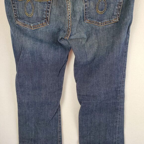 Lucky Brand Jeans Womens 6/28 Lola Boot Cut Blue Dark Wash Denim Casual Preppy - Picture 11 of 16